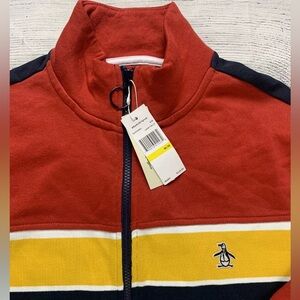 New Penguin Track Jacket Mens Medium M
